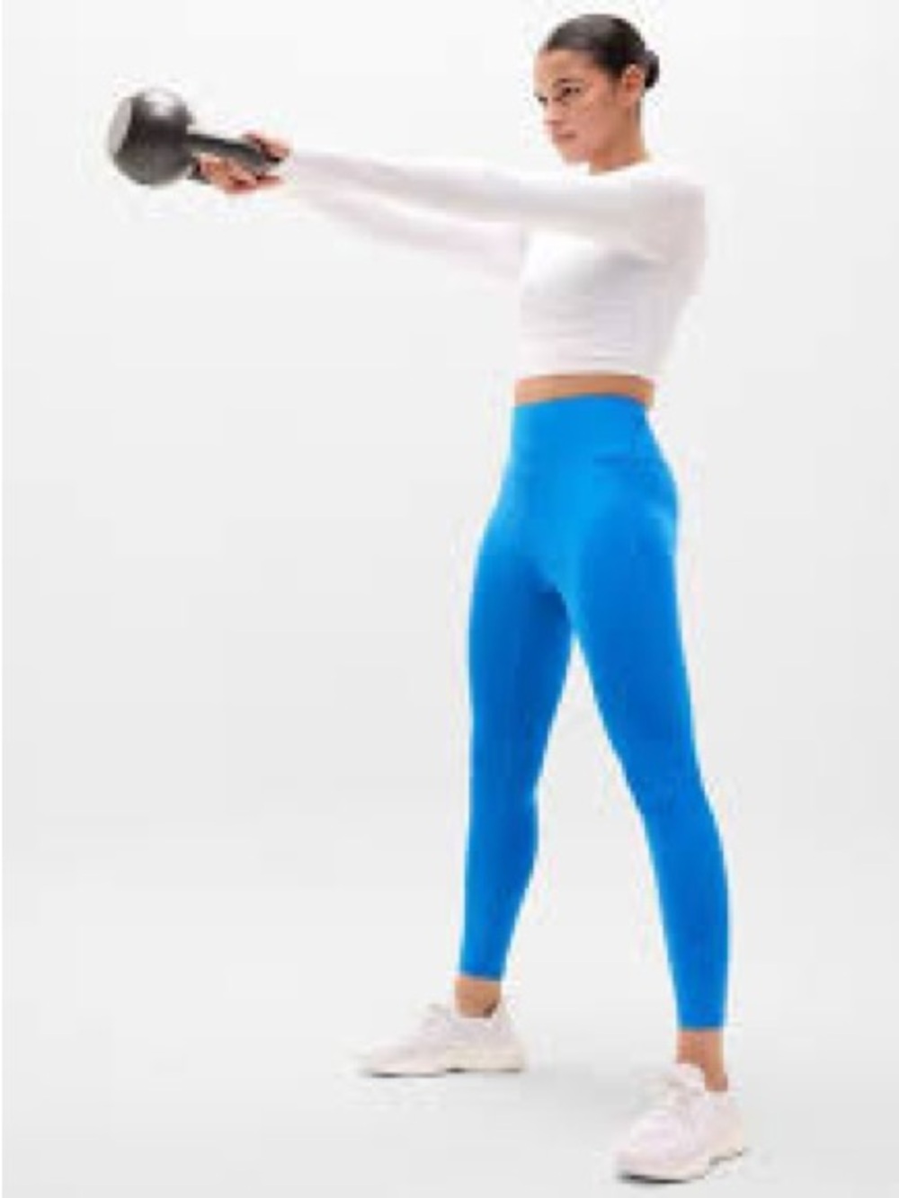 Athletes Interval Stash High-Rise Blue Women's Performance Leggings